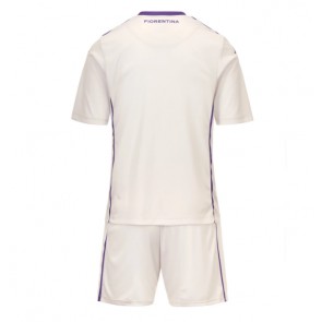 Fiorentina Udebanetrøje Børn 2025-26 Kortærmet (+ Korte bukser)